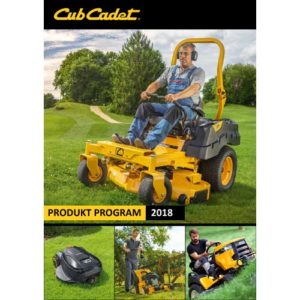 Cub Cadet sortimentsbrochure 2018
